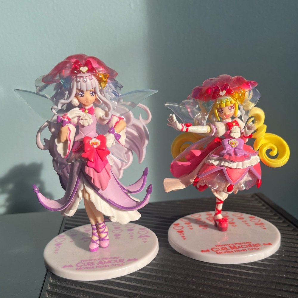 Bandai Hugtto! Pretty Cure Cutie Figure Cure Amour & Cure Macherie Mother Heart